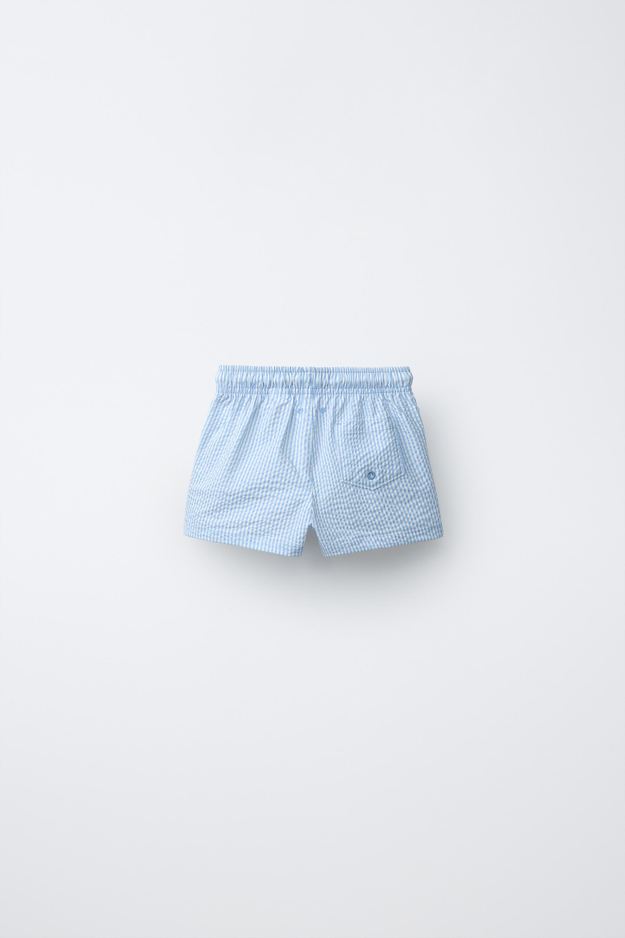 SHORT DE BAIN SEERSUCKER À RAYURES 1-6 ANS